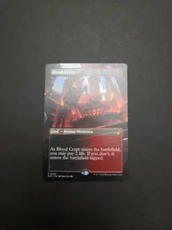 Blood Crypt BORDERLESS - RVR Ravnica Remastered - Pack Fresh - MTG - Image 1