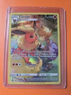Flareon TG01/TG30 Trainer Gallery Holo - Brilliant Stars Pokemon Card - NM/M - Image 1