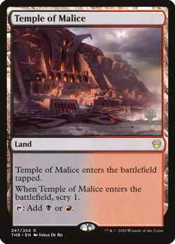 1x Temple of Malice - Promo Pack MTG Promo Pack Cards NM Magic Regular - Image 1