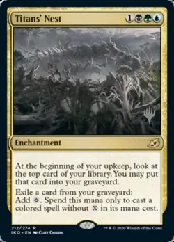 1x Titans' Nest - Promo Pack MTG Promo Pack Cards NM Magic Regular - Image 1