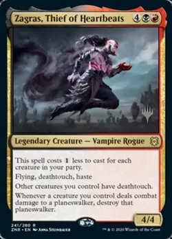 1x Zagras, Thief of Heartbeats - Promo Pack MTG Promo Pack Cards NM Magic Regula - Image 1