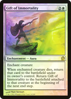 FOIL Gift of Immortality ~ Theros [ Excellent ] [ Magic MTG ] - Image 1