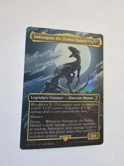 Indoraptor, the Perfect Hybrid Borderless Universes Beyond: Jurassic World Foil - Image 2