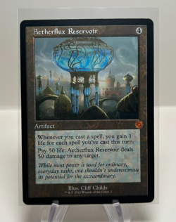 Aetherflux Reservoir - Retro Frame NM Eng MTG - Brother's War - Image 1