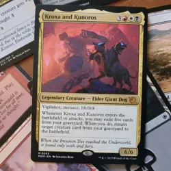 **KNIGHTS** Tribal Elder Giant Dog Mythic Rare Budget Commander Deck MTG Playful - Image 1