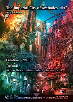 The Imperial City of Archades - Wall of Omens (Showcase) (Foil) NM Final Fantasy - Image 1