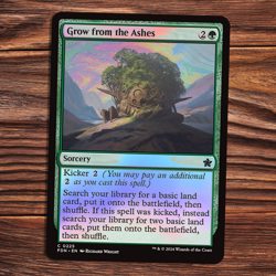 Grow from the Ashes - FOIL - Foundations - Magic the Gathering - Image 1