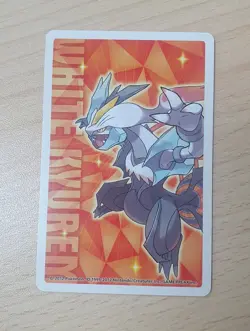 2012 Japanese Pokemon Poker LUCARIO White Kyurem B&W Deck #2 Playing Card - Image 3