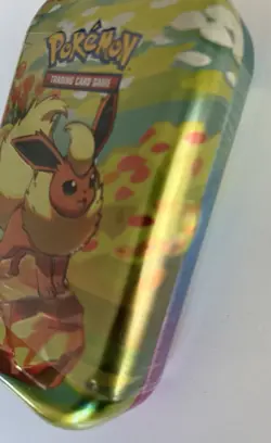 Pokemon TCG Prismatic Evolutions Mini Tin Flareon New Sealed - Image 3