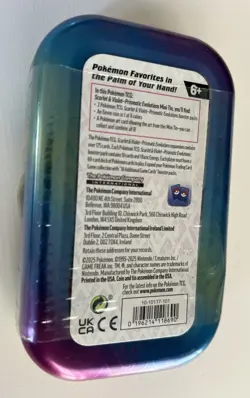 Pokemon TCG Prismatic Evolutions Mini Tin Flareon New Sealed - Image 5
