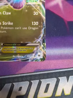 Pokemon TCG Rayquaza EX 60/108 XY Roaring Skies Ultra Rare LP - Image 5