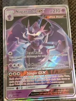 *Pokemon TCG Sun & Moon - Naganadel GX SM125 Promo SEALED NM 0420#207-209🖤 - Image 1