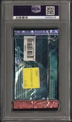 Sealed Pokemon EX Team Magma Team Aqua Booster Pack SHARPEDO ART 2004 PSA NM 7 - Image 2