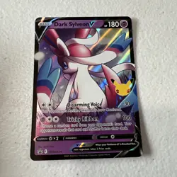 Dark Sylveon V SWSH134 Pokemon Sword & Shield Black Star Promo NM - Image 1