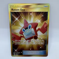 Rotom Dex 159/149 Sun & Moon Base Set Secret Rare NM Pokemon Card - Image 1
