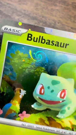 🔥 HD Galaxy "Mew" Swirl 🔥 Bulbasaur 046 Cosmos Holo Promo - NM Pokemon Poster - Image 2