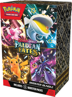 Pokemon Scarlet and Violet Paldean Fates Factory Sealed Booster Bundle Display - Image 4