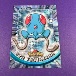 Topps Pokemon Tentacool Non Holo 72 Series 1 Card Black Topps Trading Card - Image 1