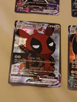 4 Pikachu Pokemon Card Holo GX VSTAR VMAX GX EX Cosplay Art - Image 5