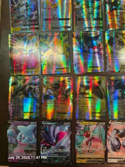 45 assorted Pokemon cards from common to EX, GX, and V - Image 2