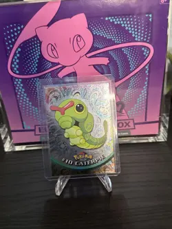 Caterpie #10 - Holo foil - Topps TV Animation Edition Black Logo [1999] - Image 1