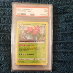 2022 Pokemon Go 003 Venusaur Holo pokemon stamp - PSA 9 - Image 1