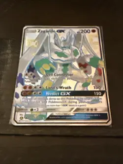 Pokemon Card Zygarde GX SV65/SV94 Full Art Shiny Holo Rare Hidden Fates - Image 4