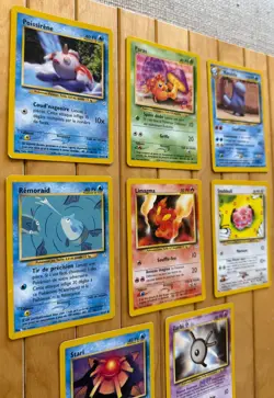 Lot de 8 cartes Pokemon - NEO REVELATION (2002) - Poissirene & autres - Image 2