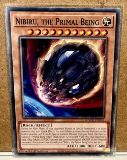Nibiru, the Primal Being 1st Edition Mint Condition Yu-Gi-Oh! Card [SDWD-EN016] - Image 1
