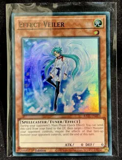 Effect Veiler Super Rare 1st Edition Mint Yu-Gi-Oh! Card [RA01-EN003] - Image 1