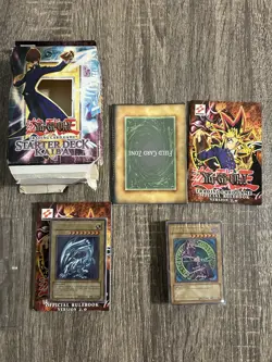 Yu-Gi-Oh! Kaiba Starter Deck Konami Sealed Deck Open Box 1996 2 Packs - Image 1