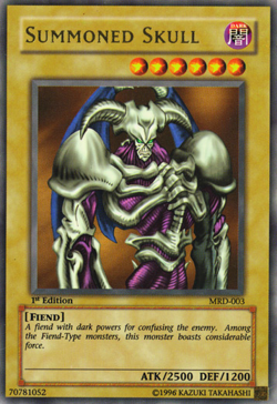 Summoned Skull MRD-003 - Ultra Rare - Lightly Played Unlimited YuGiOh! TCG - Image 1