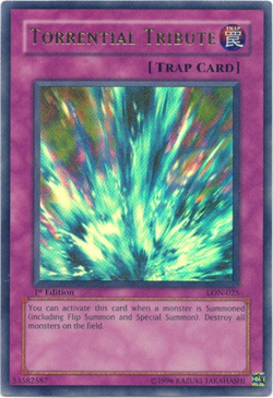 Torrential Tribute LON-025 - Ultra Rare - Near Mint Unlimited YuGiOh! TCG - Image 1