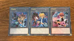 3 Rare Yu-Gi-Oh! TCG Token Cards - Image 1