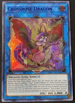 Crossrose Dragon (Blue) LDS2-EN114 Legendary Duelists: Season 2 - Yugioh Card - Image 1