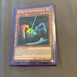 Yu-Gi-Oh! King of the Swamp - JUSH-EN046 - Collector's Rare - 1st Ed. NM - Image 1