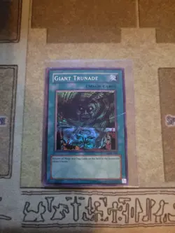 YUGIOH TCG GIANT TRUNADE MRL-048 SUPER UNLIMITED EDITION MP 1996 PRINT - Image 1