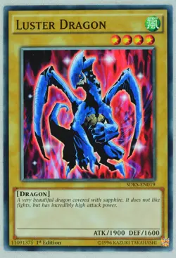 Yugioh! Luster Dragon SDKS-EN019 Common 1st Edition - Image 1