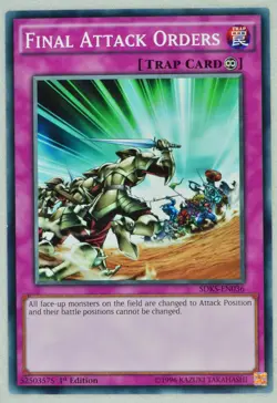 Yugioh! Final Attack Orders SDKS-EN036 Common 1st Edition - Image 1
