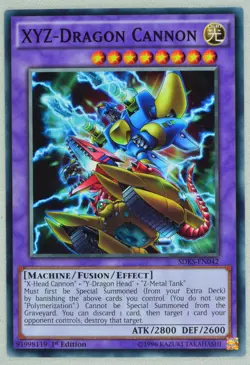 Yugioh! XYZ-Dragon Cannon SDKS-EN042 Common 1st Edition - Image 1