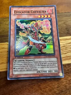 Evocator Chevalier SDWS-EN002 1st Edition Super Rare LP + BONUS - Image 1