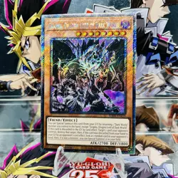 Yugioh Grapha, Dragon Lord of Dark World RA04-EN159 Platinum Secret Rare NM - Image 1