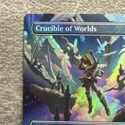 Crucible of Worlds Borderless 2X2 #393 Foil NM - MTG Double Masters 2022 Mythic - Image 2