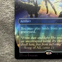 Crucible of Worlds Borderless 2X2 #393 Foil NM - MTG Double Masters 2022 Mythic - Image 4