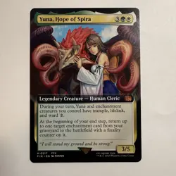 Magic The Gathering Final Fantasy Yuna, Hope of Spira 0517 Borderless Regular NM - Image 1