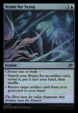 Scour for Scrap Foil Edge of Eternities MTG NM - Image 1