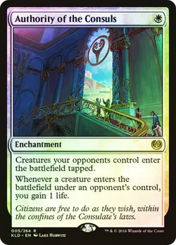 FOIL Authority of the Consuls ~ Kaladesh [ Excellent ] [ Magic MTG ] - Image 1