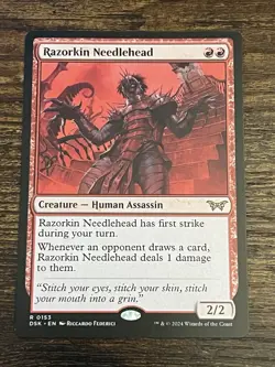 Razorkin Needlehead - Duskmourn: House of Horror (DSK) - EN R 0153 - Image 1