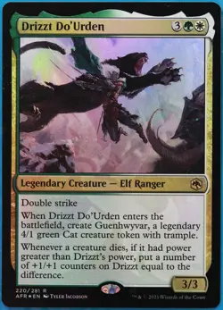 Drizzt Do'Urden (Ampersand Promo) FOIL Adventures in the Forgotten PLD (475790) - Image 1