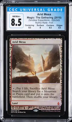 2015 MAGIC: THE GATHERING #024/045 ARID MESA CGC 8.5 - Image 1
